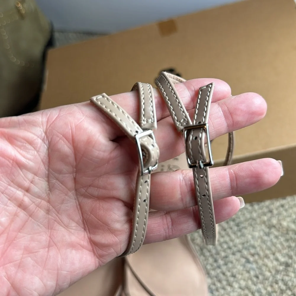 NWOT - Chinese Laundry Women's Heeled Sandal, Beige, Size 9 - Picture 12 of 14